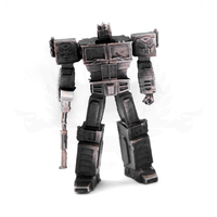 Robot Transformer de juguete para decoración, modelo de Metal artesanal, regalo de cumpleaños creativo