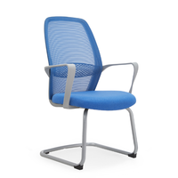 Chaise de bureau ergonomique en maille pour cadre, fauteuil de conférence réglable pour l'école, chaises d'entraînement empilables pour étudiants