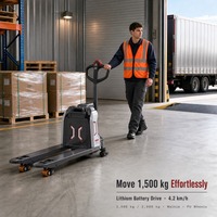 Chariot à palettes électrique 2000 kg pour supermarché, magasin de détail, déchargement de conteneurs