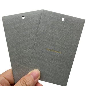 Hàng Đầu Thiết Kế Đơn Giản Cá Nhân Emboss Logo Quần Áo Cổ Thẻ Giấy May In Tùy Chỉnh Cao Cấp Sang Trọng Quần Áo Thẻ - Product Image 6