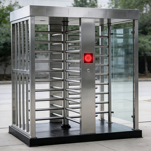 Gerbang Turnstile Tinggi Penuh dengan Dukungan Anti-Tabrakan, Berbagai Metode Identifikasi: Pengenalan Wajah / Kartu RFID / Kode QR - Product Image 1