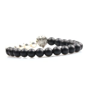 cuentas de los hombres pulsera de ónix negro animal pulseras León pulsera para hombre para la fabricación de la <span class=keywords><strong>joyería</strong></span> - Product Image 6