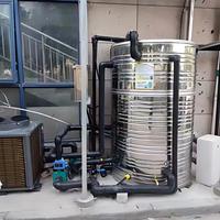 Chauffe-eau à énergie aérienne à usage commercial 5-10 HP sans réservoir en acier inoxydable, température constante 1 an pour hôtels, dortoirs, salles de bain