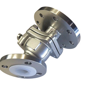 Vanne à boisseau sphérique personnalisée à embout oblique non standard, doublée de fluoropolymère, 2 pouces, 700 PSI, norme nationale, usage industriel - Product Image 4
