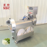 MBC Commerciële RVS Groentehakker Automatische Snijmachine voor Ui, Aardappel, Wortel en Voedselverwerking