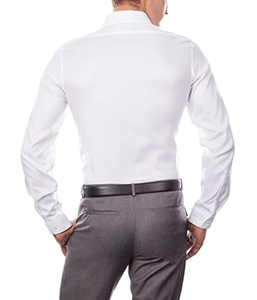 Vente en gros Dernier design Costumes pour hommes personnalisés à manches longues <span class=keywords><strong>Chemise</strong></span> habillée <span class=keywords><strong>blanche</strong></span> de bureau Chemises pour hommes - Product Image 2