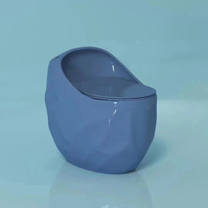 Inodoro de Cerámica de Una Pieza con Diseño Único en Forma de Huevo, Nuevo Sanitario de Baño 2023, Sifón Redondo en Forma de S - Product Image 5