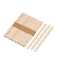 Bâtonnets de crème glacée en bouleau lisse de qualité alimentaire, écologiques, en bois, pour la crème glacée et les créations artisanales, directement de l'usine