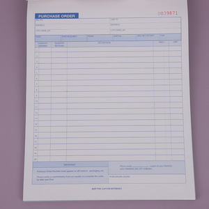 Carnet <span class=keywords><strong>de</strong></span> reçus personnalisé pour petites entreprises, 2 feuillets, en papier couché autocopiant, avec pochette et impression par transfert - Product Image 3