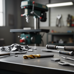 Broca helicoidal HSS Co de 4.76 mm con revestimiento de TiN autocentrante para perforación de metal - Product Image 3