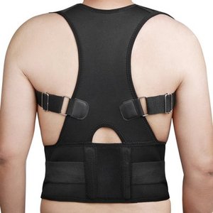 Correttore di postura magnetica per le donne uomini ortopedico corsetto sostegno per la schiena della cintura dolore alla schiena tutore magneti terapia - Product Image 2