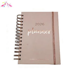 Diario <span class=keywords><strong>de</strong></span> Gratitud Personalizado con Tapa Dura en Relieve, Espiral Dorado, Planificador <span class=keywords><strong>de</strong></span> Estudio Bíblico, Cuaderno A4/A5/A6, Regalo con Caja - Product Image 1