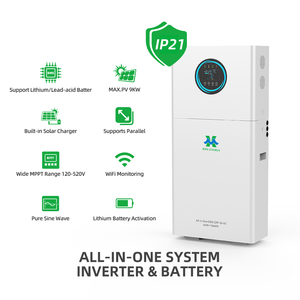 แบตเตอรี่เก็บพลังงานภายในบ้าน 16kWh 51.2V 314Ah ระบบแบบ All-in-One ที่สามารถวางซ้อนกันได้ หน้าจอสัมผัส LCD 6000 รอบการใช้งาน CAN - Product Image 4