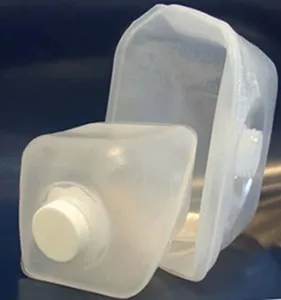 Sıcak satış plastik kübik çanta musluk bidon, 20l sıvı tıbbi reaktif katlanabilir Cubitainer