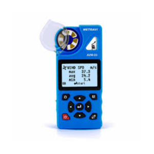 Anémomètre multifonction Metravi AVM-03 avec enregistreur de données, interface WiFi/USB, résolution 0,1 m/s, plage de température -10~50°C, PVC - Product Image 1
