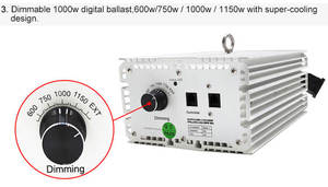 ETL Listed 1000W <span class=keywords><strong>HPS</strong></span> Lámpara Hid de invernadero de luz de cultivo de doble extremo con cuerpo de aluminio y colgador de cuerda para florecer - Product Image 6
