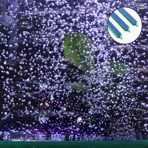 Diffuseur d'air carré en plastique écologique à <span class=keywords><strong>bouche</strong></span> unique pour aquarium, barre à bulles, pompe à oxygène, 200 ml, pierre à air paysagère - Product Image 3