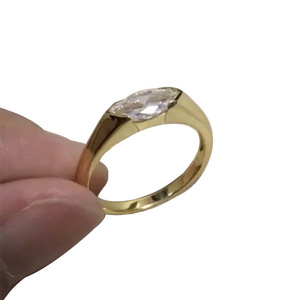 Anello dal Design Marquise, Stile Semplice, Anello per Dito Indice per Uomini e Donne - Product Image 1