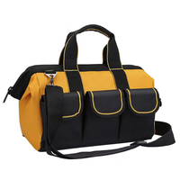 Sac à outils d'électricien multifonctionnel portable et étanche en toile épaisse résistante à l'usure avec fermeture éclair – Vente en gros