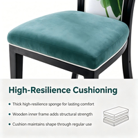 Chaise de banquet haut de gamme, dossier noir, structure robuste, assise en tissu doux turquoise, mobilier de salle à manger commercial pour hôtel, salle de réception