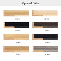 Marco Flotante de Madera de Pino Natural Blanco y Negro de 25x45mm, Diseño Tradicional Ecológico, para Lienzos, Tamaño Personalizado