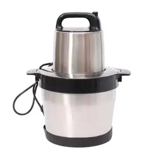 Hot Sale 6L Meat Chopper Fufu Pounding Yam Pounder Machine Commercial Stainless Steels Meat Grinder For Household