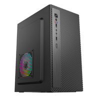 Boîtier de mini-tour MicroATX ITX en acier SPCC de 0,35 mm avec alimentation supérieure pour ordinateur de bureau