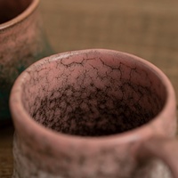 Tasse à café en porcelaine avec anse, résistante aux hautes températures, style rétro chinois, emballage cadeau, pour le petit-déjeuner au bureau