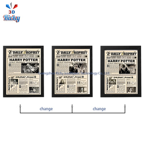 <span class=keywords><strong>Affiche</strong></span> 3D Anime, <span class=keywords><strong>Affiche</strong></span> Lenticulaire 3D de Scène de Château Fantastique, Art Mural Personnalisé sur le Thème de la Magie pour la Décoration de Magasins et la Collection de Cadeaux - Product Image 3