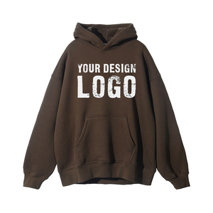 Sudaderas con Capucha Extra Grandes de Color Sólido Básico de Alta Calidad para Hombre, Estilo Casual Urbano, Hombros Caídos, Holgadas, Deportivas - Product Image 4