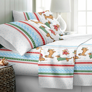 Ensemble de draps de lit double de qualité supérieure, confortable et super doux, certifié OEKO-TEX, en polyester 1800TC - Product Image 6