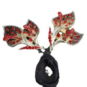 Horquilla Elegante con Pedrería en Forma de Lirio de Cala, Diseño de Nicho Popular, Horquillas Vintage para Mujer, Joyería de Moda al por Mayor - Product Image 6