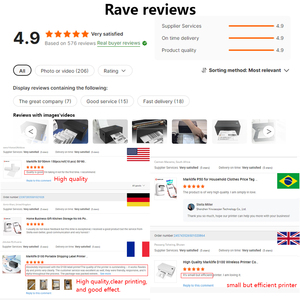 203dpi 4x6 nhiệt máy in nhãn, 150 mm/giây tốc độ cao, xách tay <span class=keywords><strong>mini</strong></span> Hãng sản xuất nhãn cho vận chuyển/giá thẻ - Product Image 6