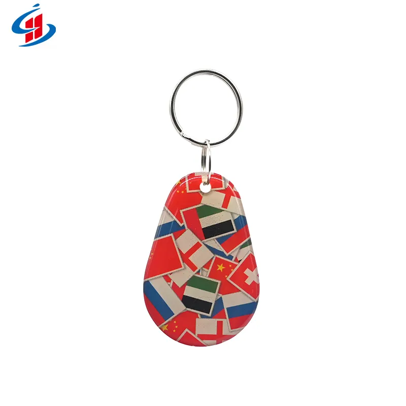 13,56 MHz IC RFID-Epoxy-Tag NFC Smart Key chain 125kHz RFID-Tags RFID-Epoxy-Schlüssel anhänger