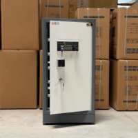 Coffre-fort de grande taille JYB, armoire de rangement en acier robuste avec étagères réglables pour l'usine, l'entrepôt et la distribution