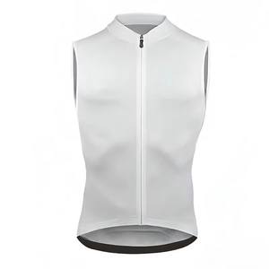 Chaleco Deportivo de Ciclismo Personalizado de Alta Calidad, Resistente al Viento, de Secado Rápido, con Estampado, Cierre Completo, Multicolor, Sin Mangas, para Eventos de Ciclismo - Product Image 4