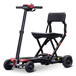 Trottinette électrique pliable portable en alliage d'aluminium à 4 roues, haute qualité, pliage à une touche, pour adultes, autonomie de 15 km, transport en avion - Product Image 5