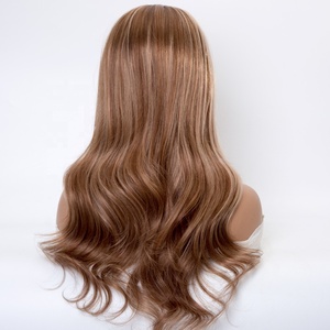 Nuevas pelucas crudas HD peluca frontal de encaje llegada 16in color <span class=keywords><strong>balayage</strong></span> marrón <span class=keywords><strong>claro</strong></span> <span class=keywords><strong>en</strong></span> stock listo para enviar - Product Image 1