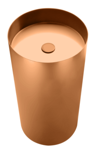 Lavandino da bagno moderno nero indipendente con elegante Design <span class=keywords><strong>angolare</strong></span> per bagni contemporanei - Product Image 3