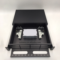 Cassette de distribution ODF coulissante 2U haute densité pour panneau de brassage fibre optique, compatible MPO MTP LC, pour montage en rack, LSZH
