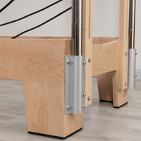 Reformer Pilates en érable blanc avec tour – Équipement de studio de Pilates et de yoga durable et portable pour la maison