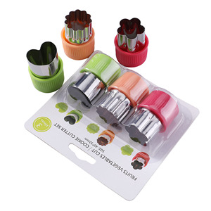 3 / Set Vegetable Fruit Cutting Mold Cartoon Flower Shape Cutting Printing Mold <b>Cookie</b> <b>Cutter</b> Steel <b>Cookie</b> Tool - Product Image 4