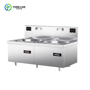 Estufa Wok a Gas Totalmente Automática y de Alta Eficiencia, Instalación Bajo Encimera para <span class=keywords><strong>Restaurante</strong></span> Occidental - Product Image 1