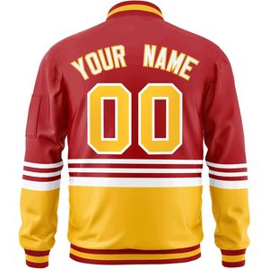 Custom Varsity <b>Bomber</b> <b>Jacket</b> <b>Lightweight</b> Windbreaker Stitched Name Number Logo Unisex Adult Men <b>Women</b> Youth - Product Image 2