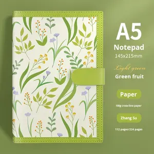 Carnet de notes/journal floral esthétique A5 GF pour filles et étudiantes, en boîte, en stock - Product Image 6