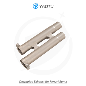 Tubo di Scarico a H in Acciaio Inox 304 ad Alte Prestazioni YT per Ferrari <span class=keywords><strong>Roma</strong></span> 3.9 - Product Image 5