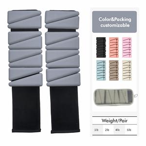 Pesi da Polso e Caviglia per Pilates, Braccialetti Pesati per Uomo e Donna, per Allenamento a <span class=keywords><strong>Casa</strong></span>, Esercizi Pilates, Allenamento di Forza, Camminata - Product Image 1