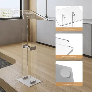 โต๊ะอะคริลิคใสสำหรับการประชุมแท่นจัดงานพิธีมอบรางวัล - Product Image 2