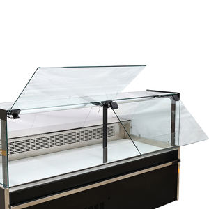 Mostrador <span class=keywords><strong>de</strong></span> Servicio en Ángulo Recto <span class=keywords><strong>de</strong></span> Alta Calidad y Gran Capacidad para Alimentos Cocinados, Eficiente Energéticamente, con Gabinete Refrigerador, para Tiendas Deli - Product Image 6