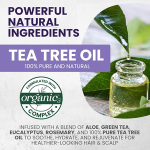 Cây Trà Tím dầu gội chống Đồng Toner | Trung hòa màu vàng cho màu xám, bạc, tro & tẩy trắng tóc | Ngứa Da Đầu cứu trợ 16oz - Product Image 3